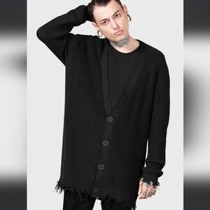 Killstar Black Knit Cardigan